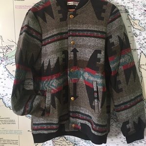 Aztec Print Men Jacket